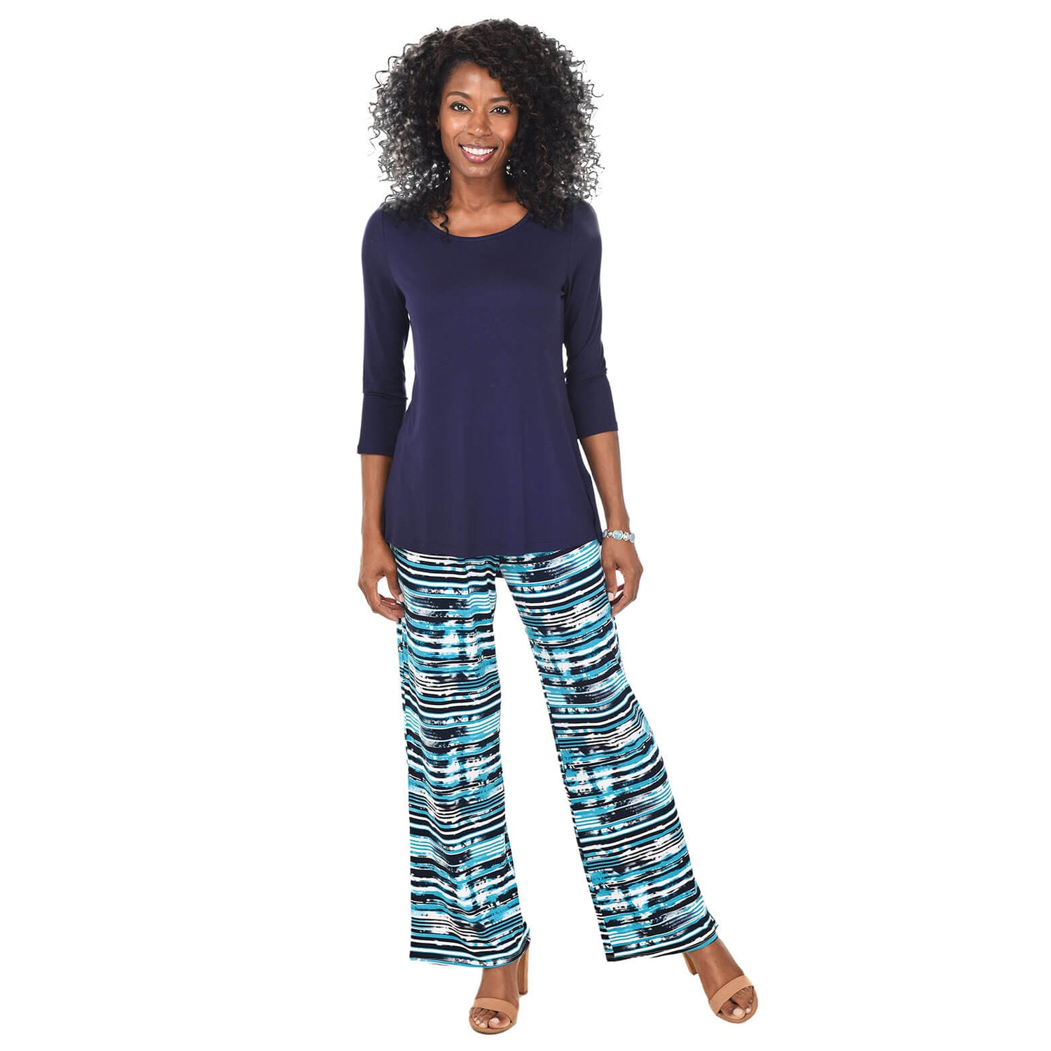 A comfortable palazzo or a flattering and versatile pair of