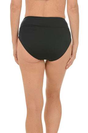 Wide Waistband High Waisted Swim Brief