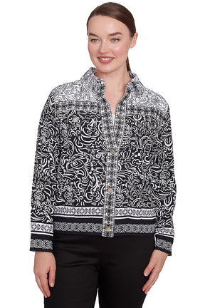 Monochrome Moment Embroidered Jacket