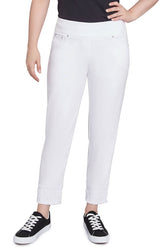 White Bella Vista Denim Ankle Pant