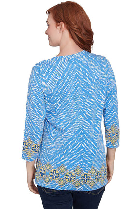 Bella Vista Beaded Medallion Top