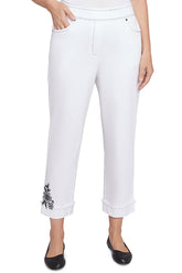 Petite Wild At Heart Cuffed Denim Ankle Pant