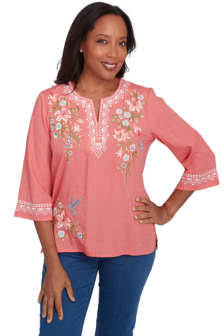 Free Spirit Hummingbird Blouse