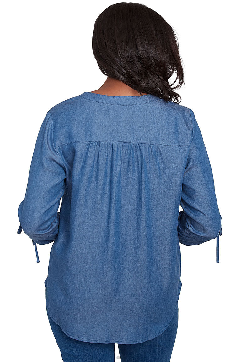 Free Spirit Chambray Blouse