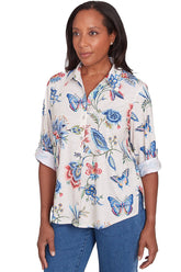 Free Spirit Garden Knit Shirt