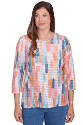 Free Spirit Brushstrokes Top