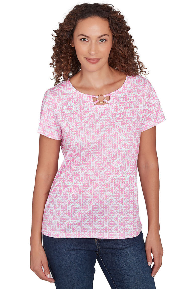 I Pink I Can Lucky Tiles Tee