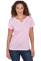 Petite I Pink I Can Lucky Tiles Tee