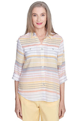 Dress Code Horizontal Stripe Shirt