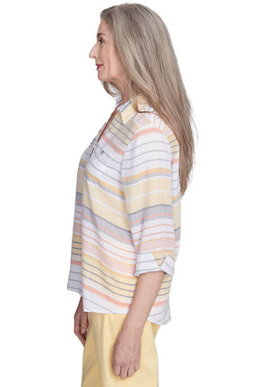 Dress Code Horizontal Stripe Shirt