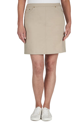 Pull-On Five Pocket Skort