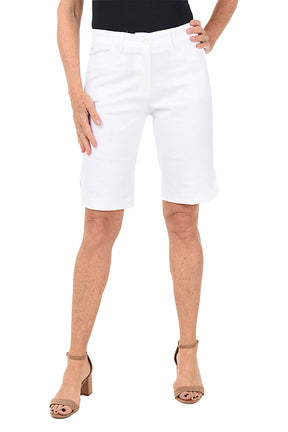 Button-Front Bermuda Short