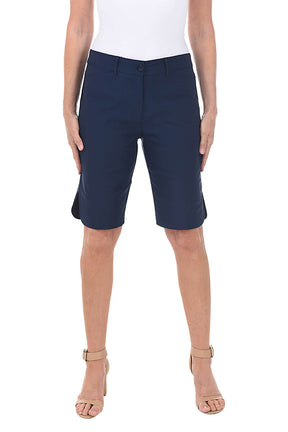 Button-Front Bermuda Short