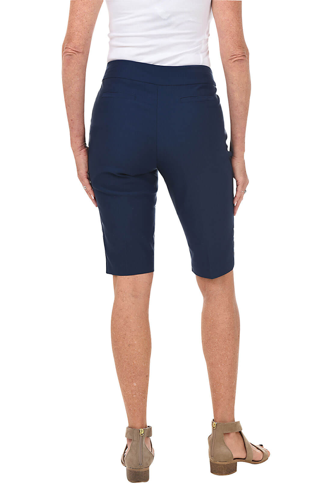 Pull-On Lattice Bermuda Short