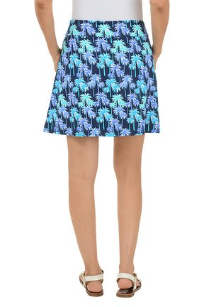 Midnight Palms Cooling UPF50+ Double Pocket Skort