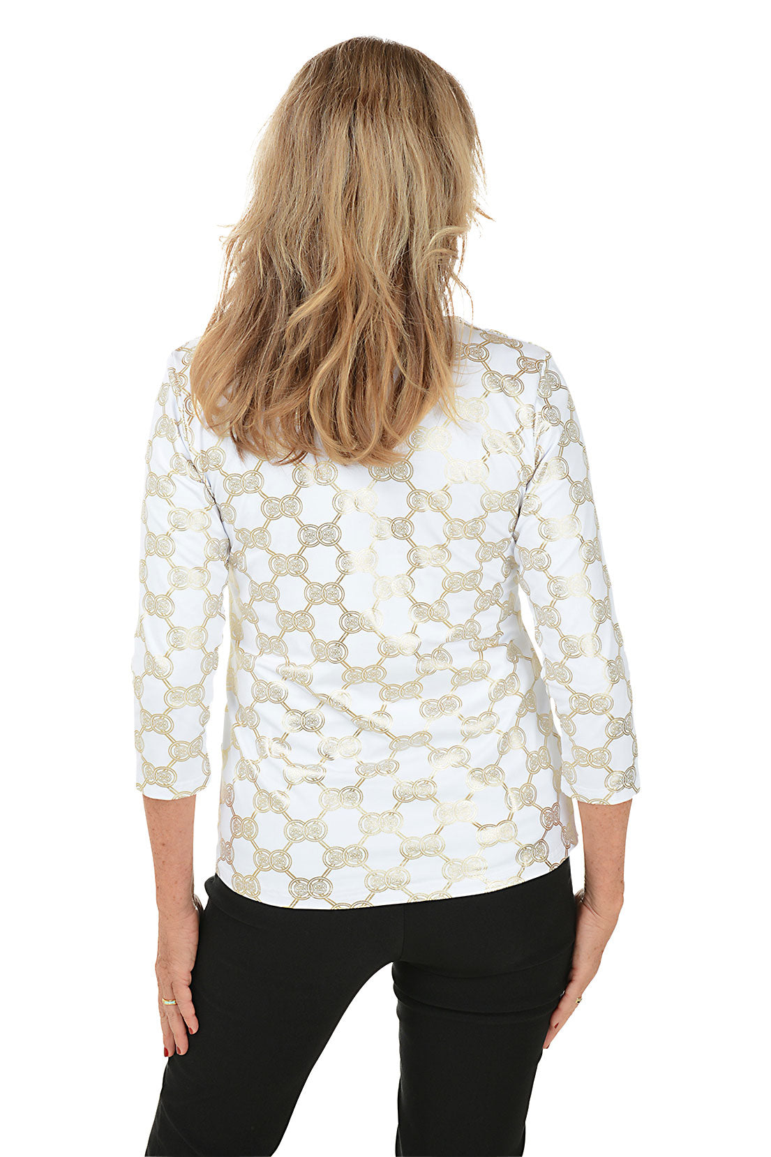 Gold Medallion Classic UPF50+ V-Neck Top