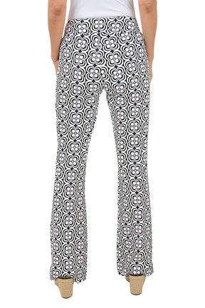 Black Optical Daisy UPF50+ Pull-On Pant