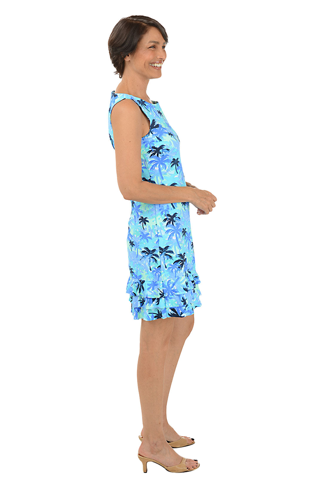 Palm Grove UPF50+ Ruffle Dress