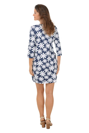 Daisy Dots UPF50+ Notch Neck Dress