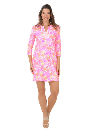 Sunset Grove UPF50+ Notch Neck Dress