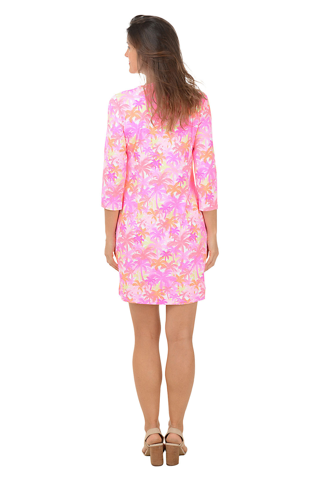 Sunset Grove UPF50+ Notch Neck Dress