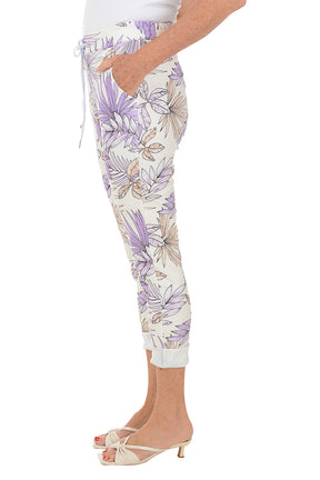 Purple Fern Jogger Pant