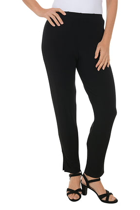 Side Slit Pull-On Ankle Pant