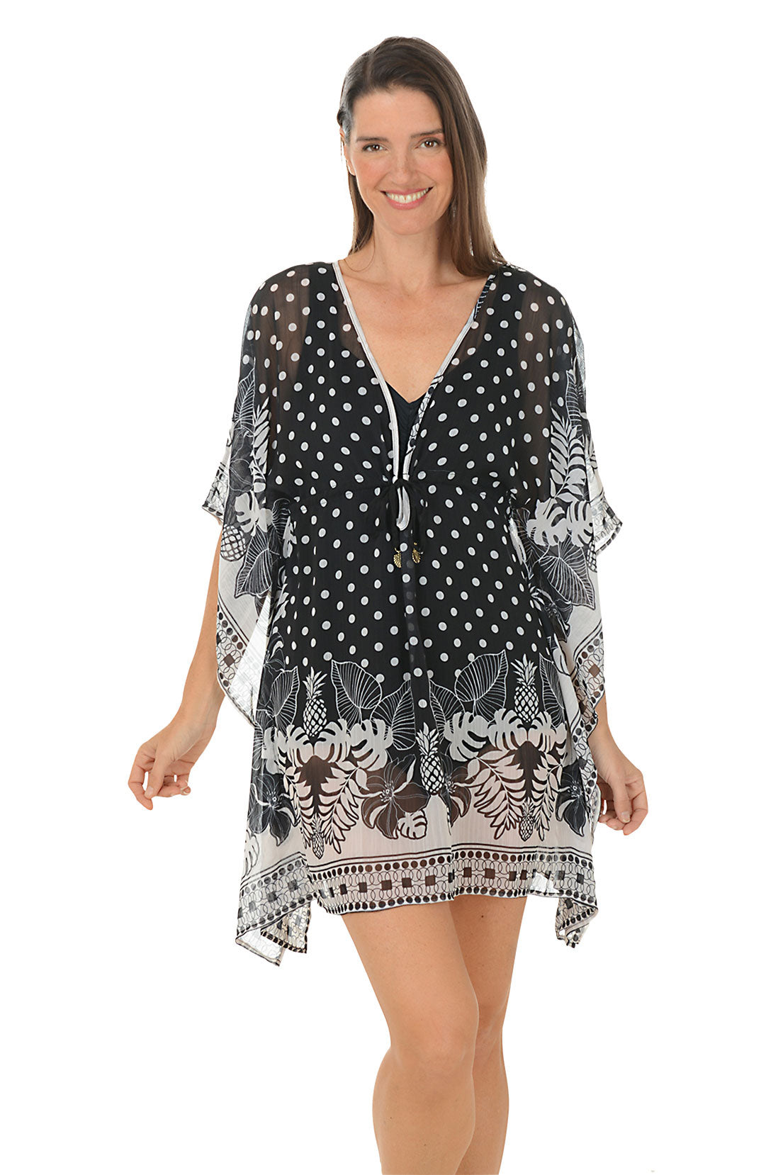 Double Trouble Chiffon Caftan