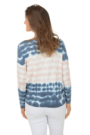 Horizon Tie-Dye Long Dolman Sleeve Top