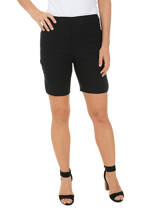 Snap Button Hem Pull-On Short