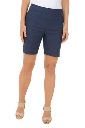 Snap Button Hem Pull-On Short