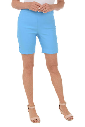 Snap Button Hem Pull-On Short