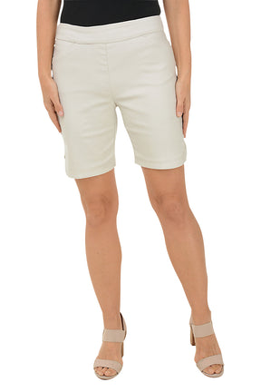 Snap Button Hem Pull-On Short