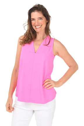 Solid UPF50+ Sleeveless Top