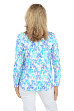 Daylight Palms Cooling UPF50+ Mock Neck Top