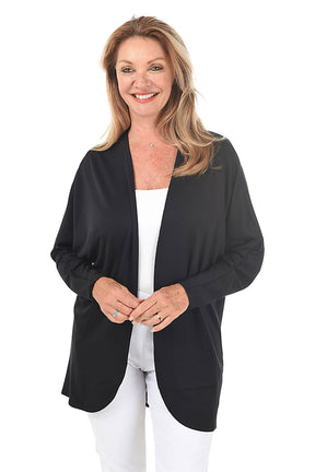 Double Pocket Dolman Sleeve Cardigan