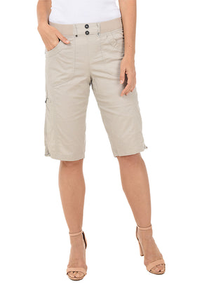 Vanessa Pull-On Grommet Skimmer Pant