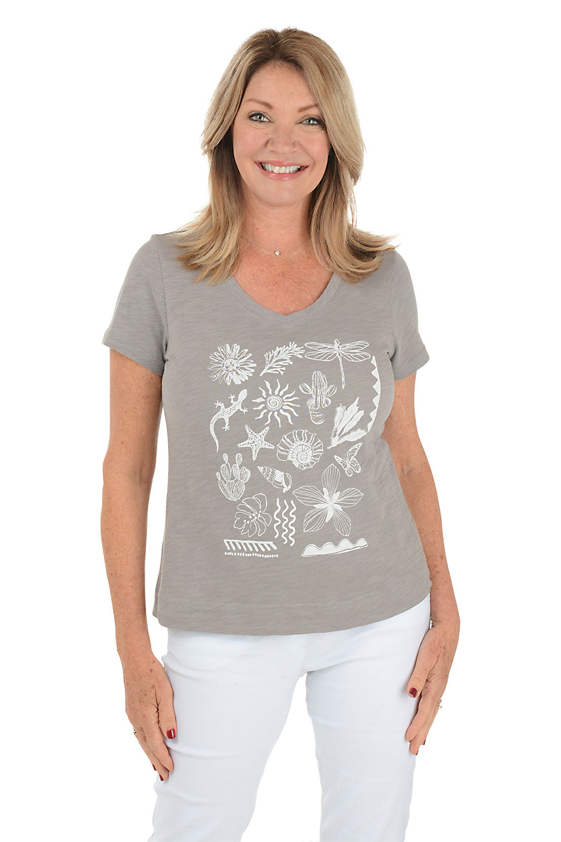 Sea Turtle V-Neck Tee