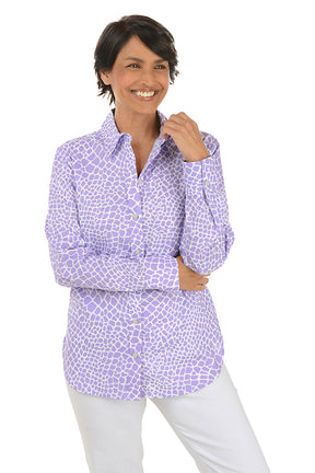 Giraffe Meghan Linen-Blend Shirt