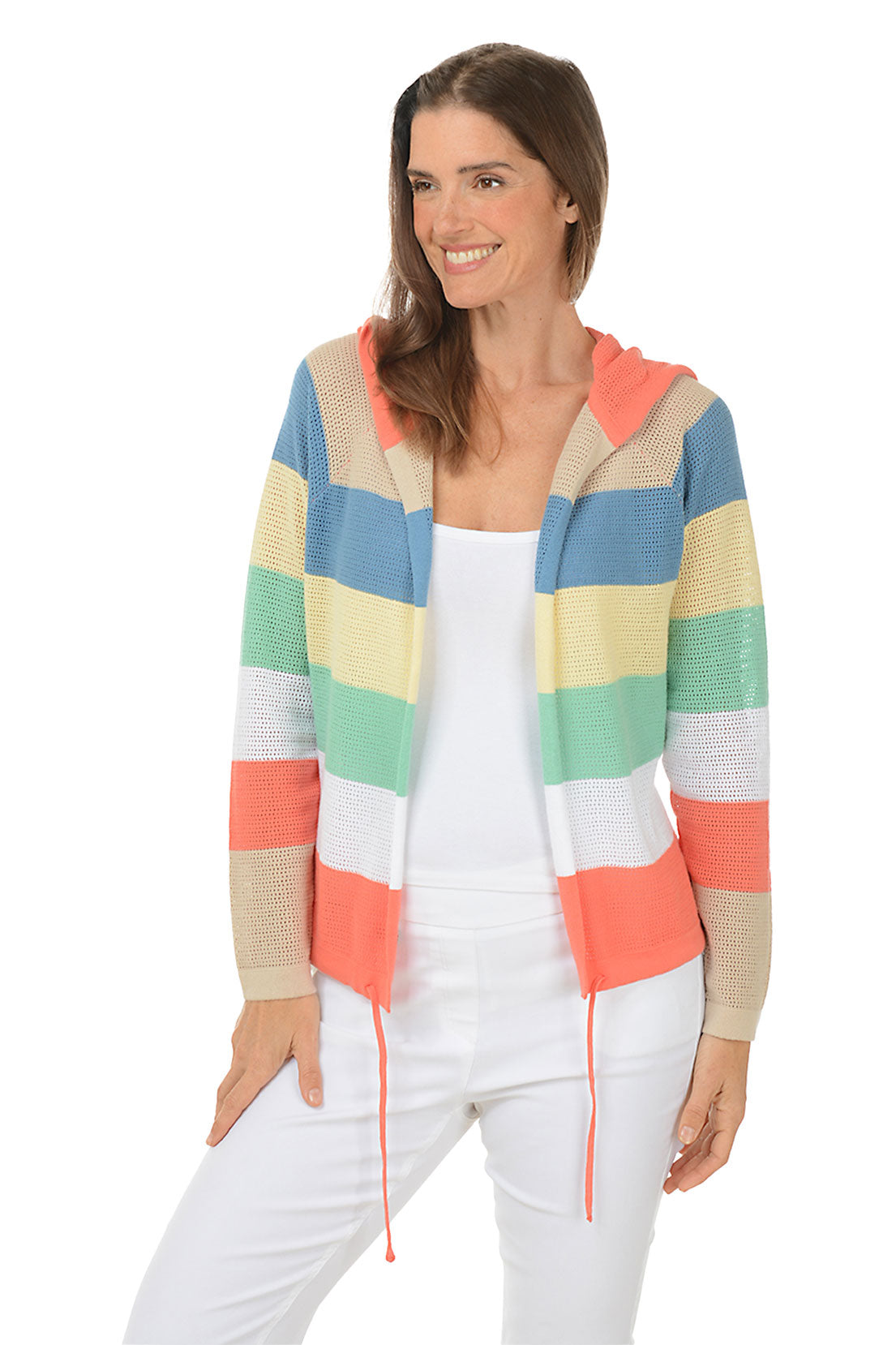 Parasol Rugby Striped Hoodie Sweater