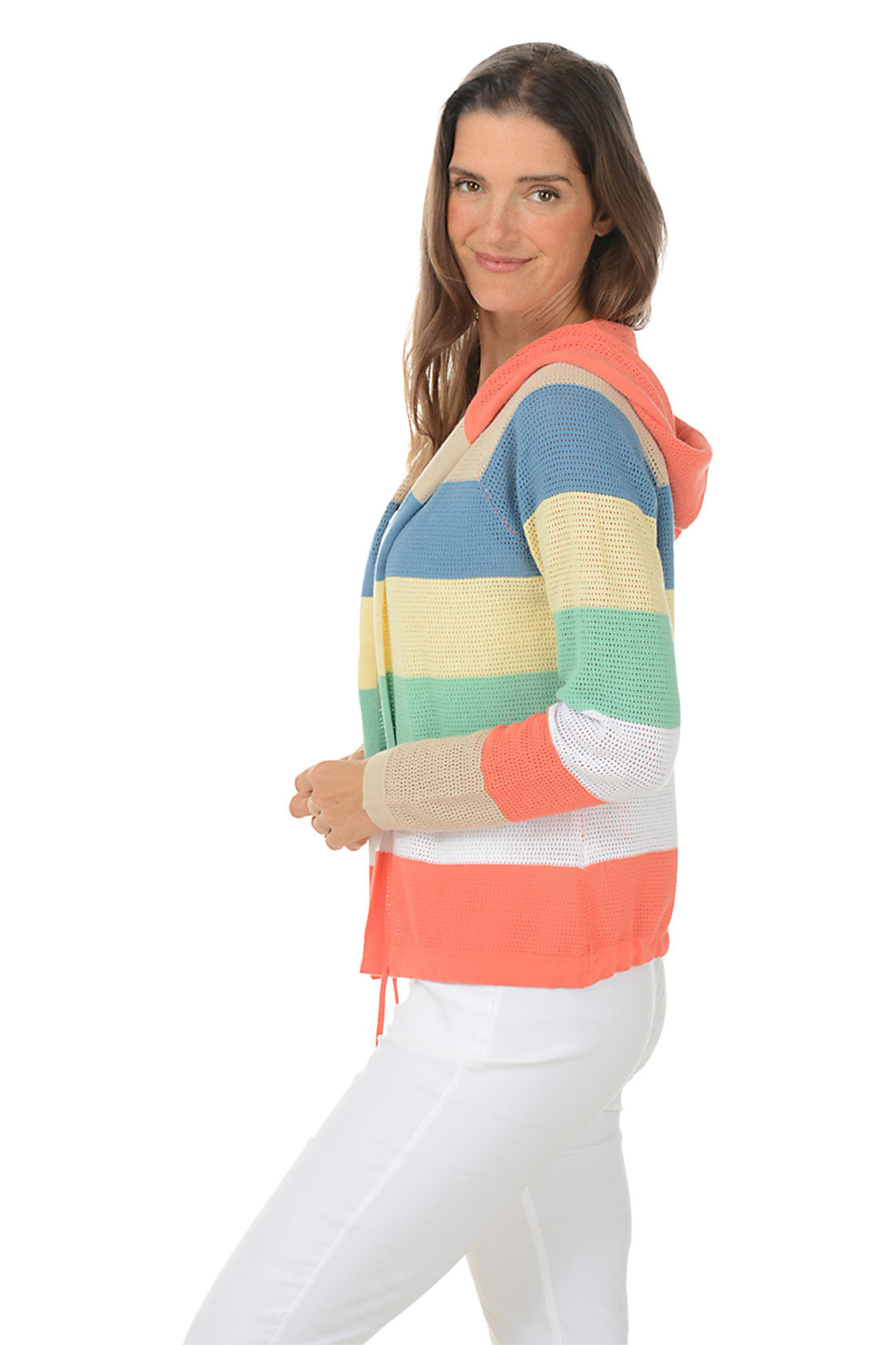 Parasol Rugby Striped Hoodie Sweater