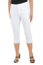 Crystal Denim Capri Pant