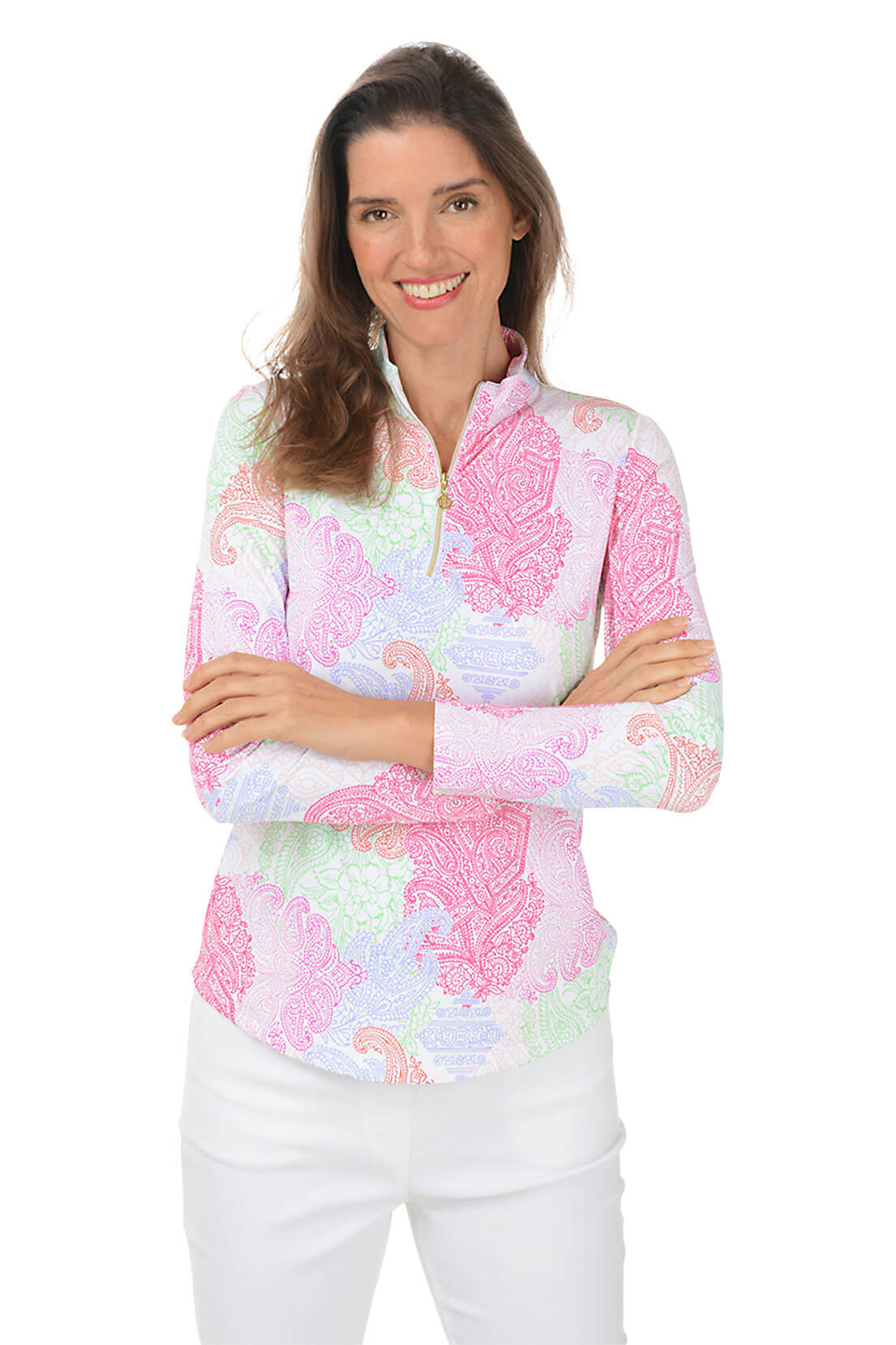 Multi Paisley UPF50+ Sun Shirt