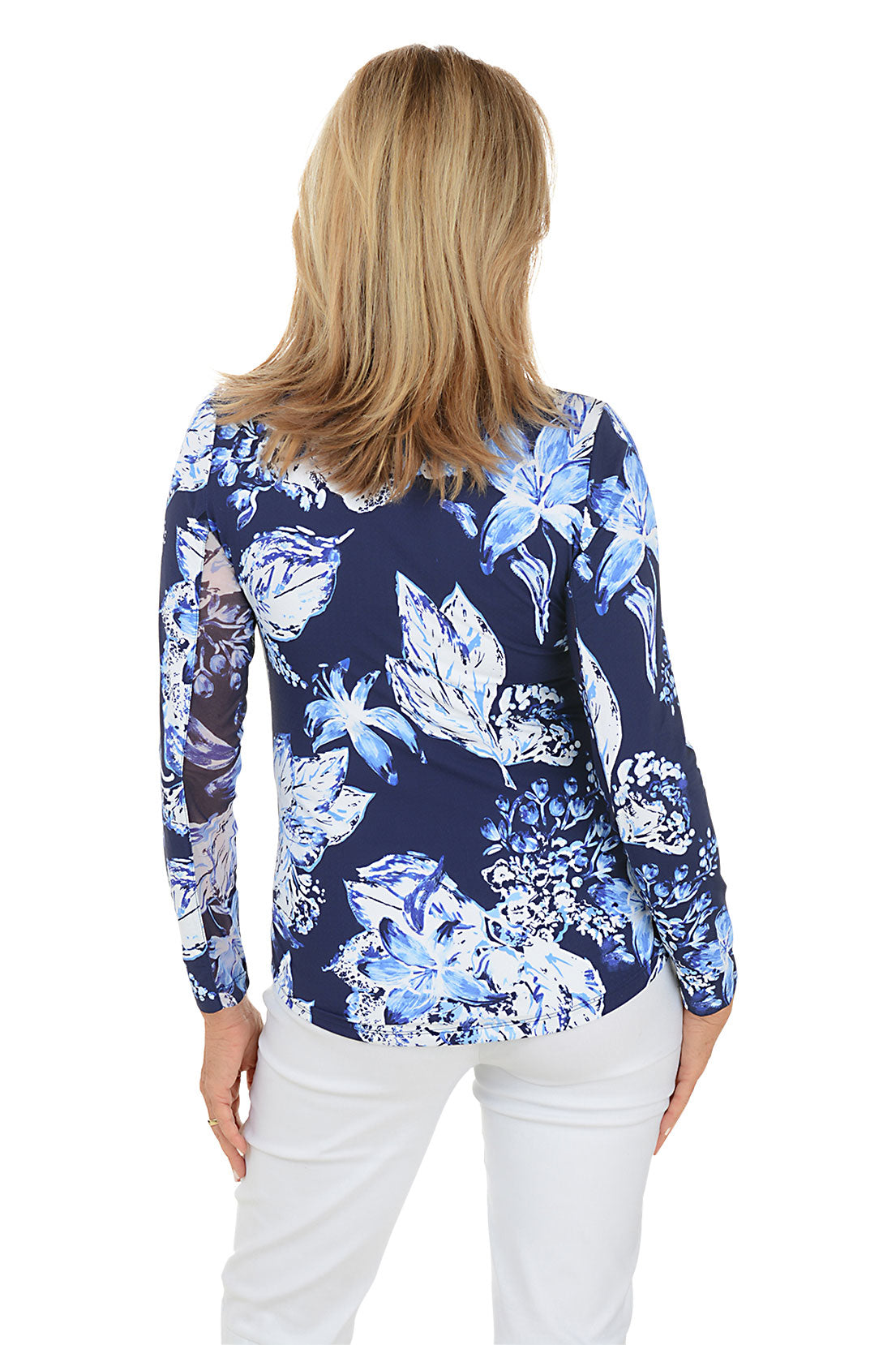 Blue Lily UPF50+ Sun Shirt