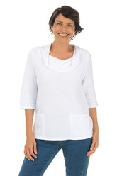 Hudson Ribbed Double Pocket Top