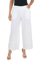 Bubble Gauze Wide Leg Pant