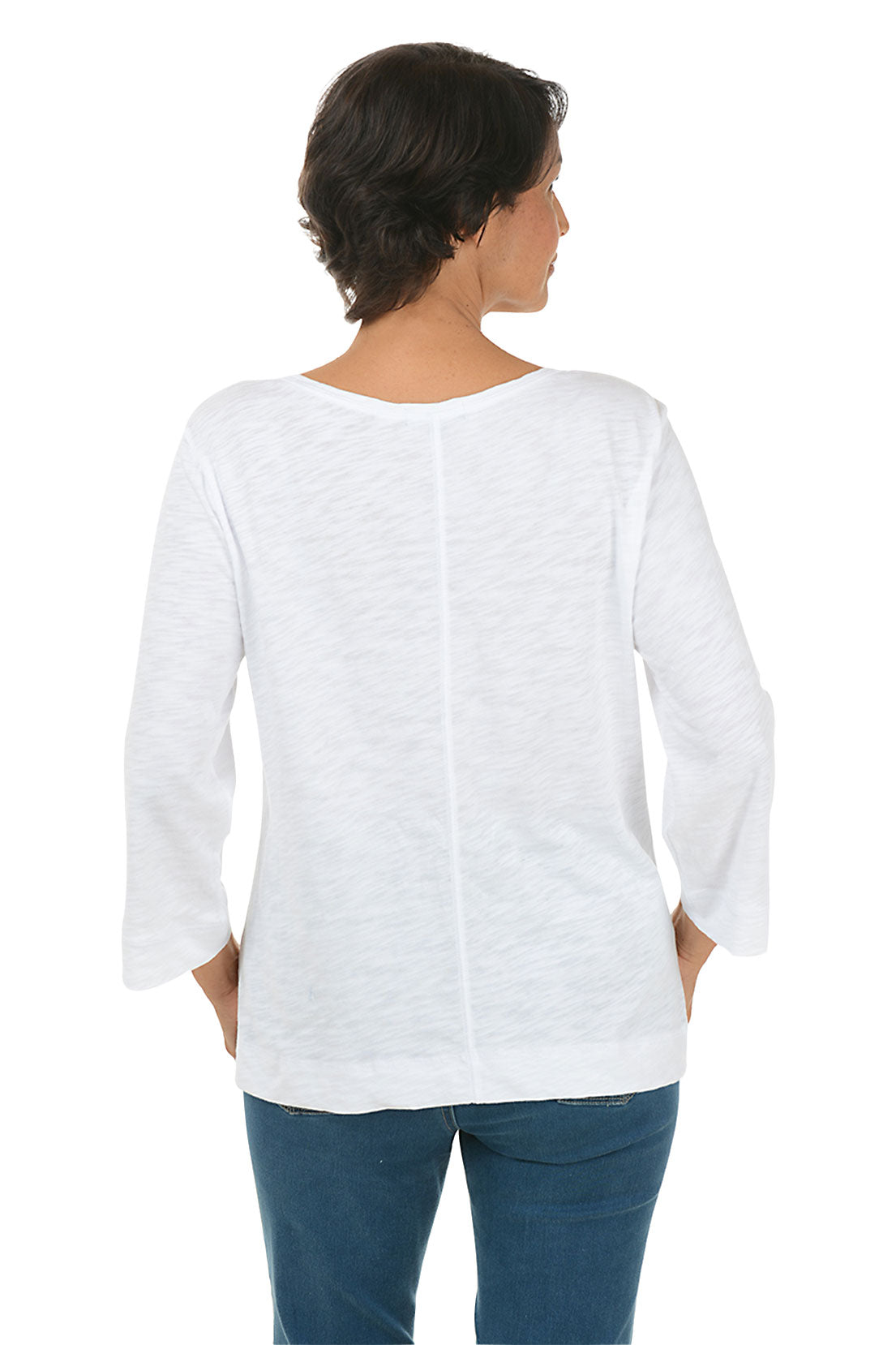 Coverstitch Boatneck Cotton Top