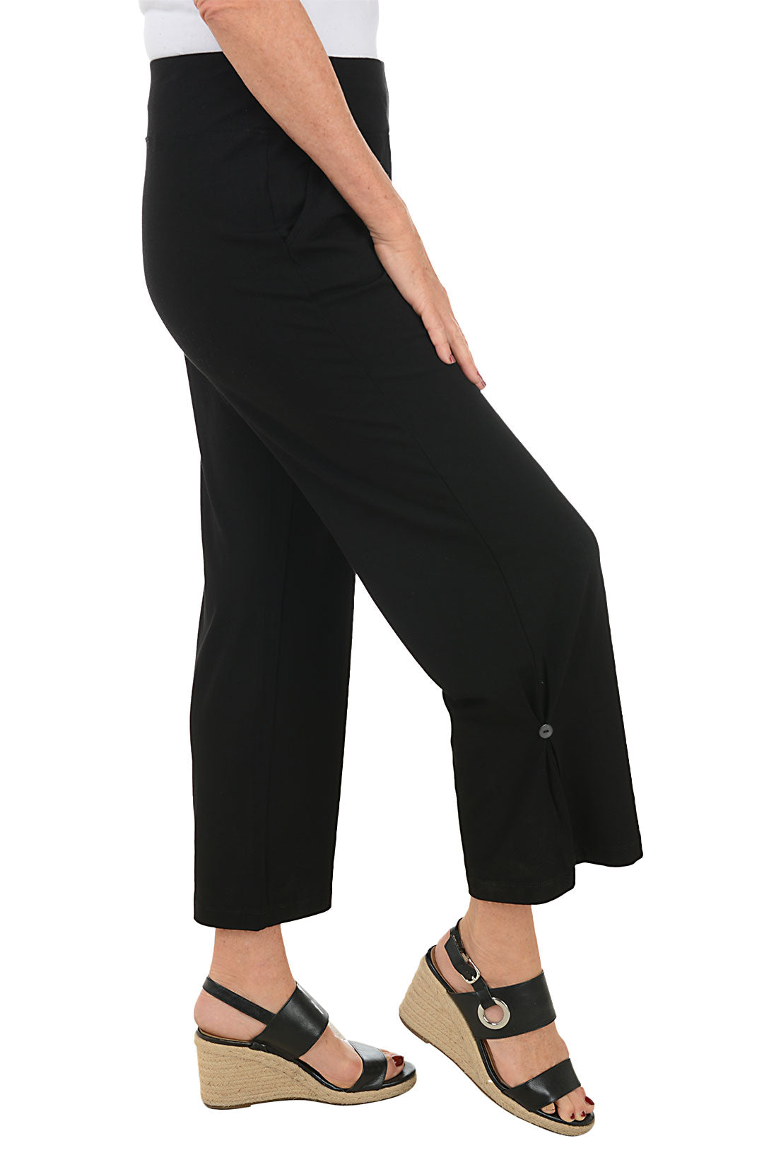 Side Pleat Ankle Pant