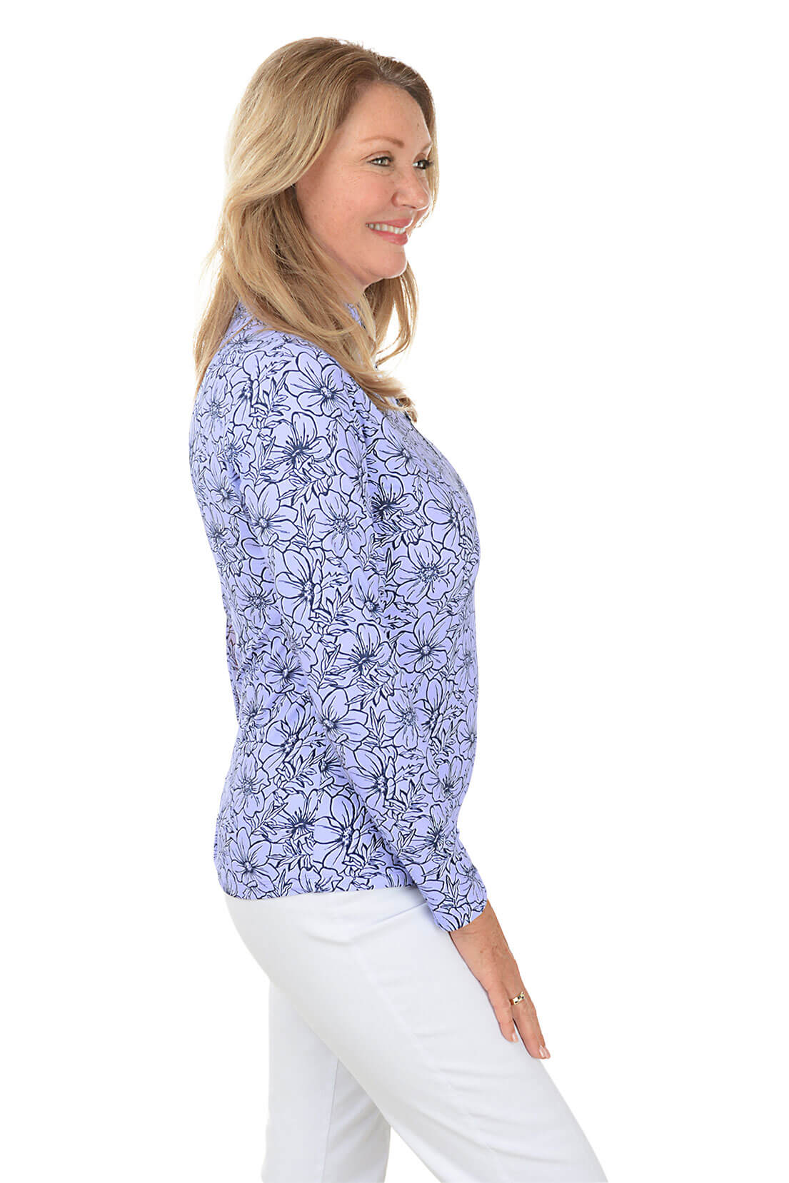 Lavender Diana Floral UPF50+ Sun Shirt