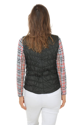 Zip-Front Puffer Vest